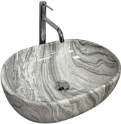 Раковина для ванної VBI Modena S 48,5х35 см кераміка grey onyx VBI-012009