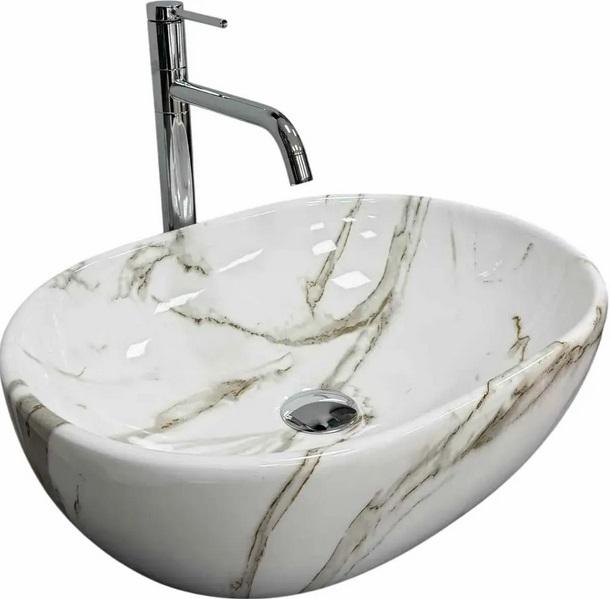 Раковина для ванной VBI Modena S 48х35 см керамика lava VBI-012005