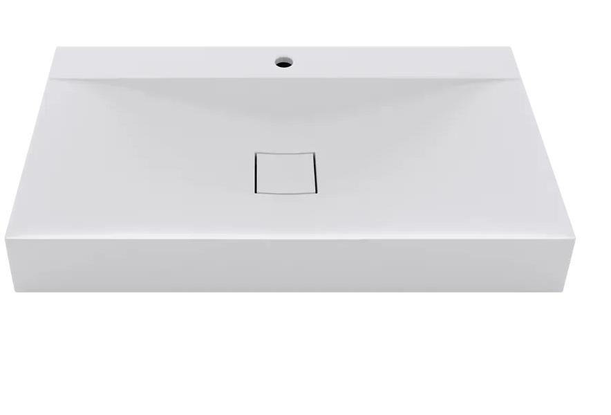 Раковина для ванной VBI Forino 80х48 см искусственый камень белый VBI-019932