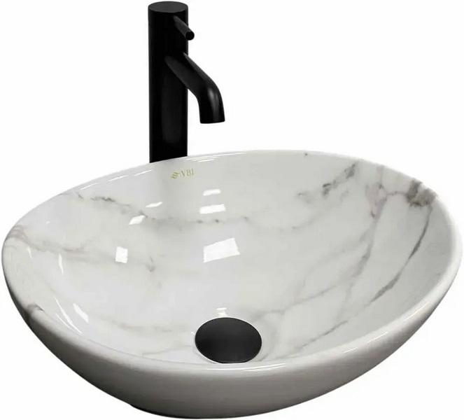 Раковина для ванной VBI Parma 41,5х33,5 см керамика calcatta glossy VBI-011024