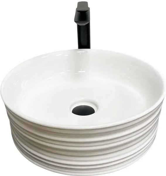 Раковина для ванной VBI Larino ⌀41 см керамика белый VBI-012621