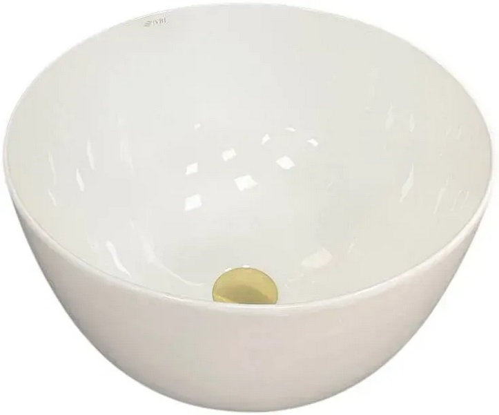 Раковина для ванної VBI Lerici ⌀41,5 см кераміка білий VBI-016601