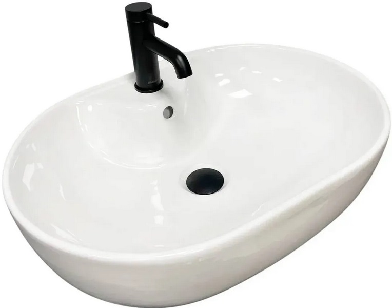 Раковина для ванной VBI Liscia 60,5х42,5 см керамика белый VBI-015505