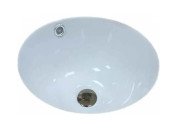 Раковина для ванной VBI Marzano ⌀35 см под столешницу керамика белый VBI-018061