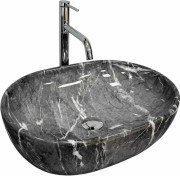 Раковина для ванной VBI Modena S 48х35 см керамика black onyx VBI-012008