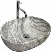 Раковина для ванной VBI Modena S 48,5х35 см керамика grey onyx VBI-012009