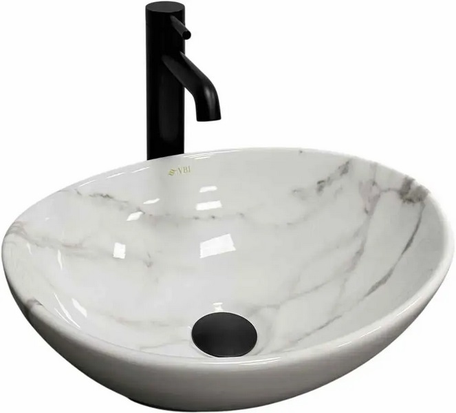 Раковина для ванної VBI Parma 41,5х33,5 см кераміка calcatta glossy VBI-011024