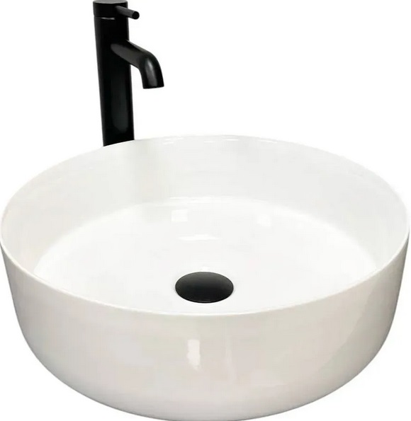 Раковина для ванной VBI Prato L ⌀40,5 см керамика белый VBI-011411