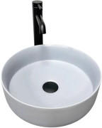 Раковина для ванної VBI Prato ⌀36 см кераміка світло-сірий матовий VBI-011413