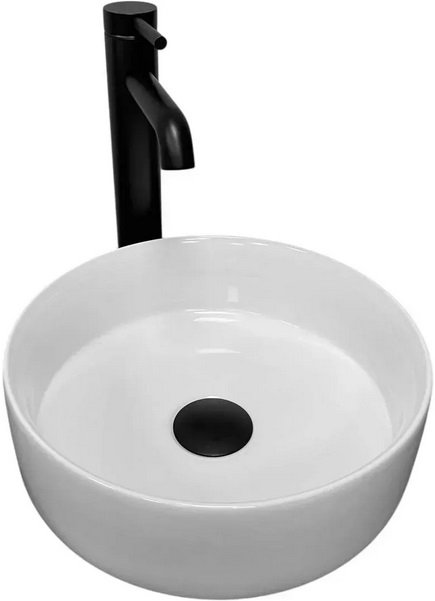 Раковина для ванной VBI Prato S ⌀31,5 см керамика белый VBI-011410