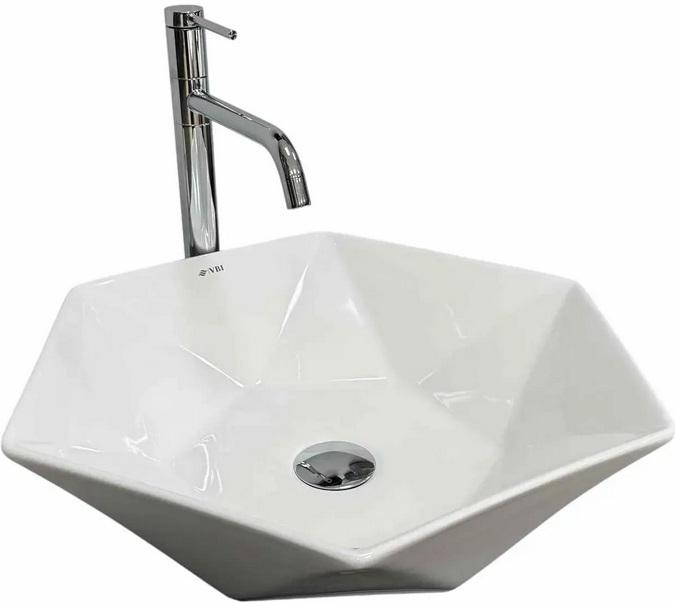 Раковина для ванної VBI Rocazzo 42х38 см кераміка білий VBI-012624