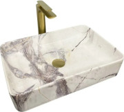 Раковина для ванной VBI Triest 51,5х35 см керамика Stains Sand VBI-012712