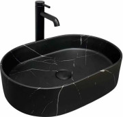 Раковина для ванної VBI Verona 51,5х35 см кераміка Black Marmo Matt VBI-011328