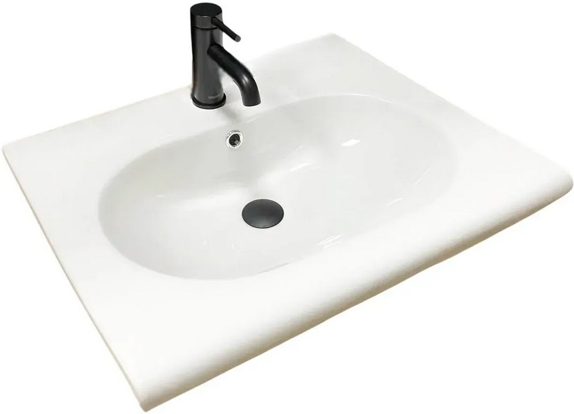 Раковина для ванної VBI Pordenone 60,5х47,5 см кераміка білий VBI-018047