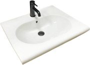 Раковина для ванної VBI Pordenone 60,5х47,5 см кераміка білий VBI-018047