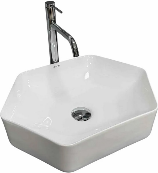 Раковина для ванної VBI Quaglio 48х36 см кераміка білий VBI-012622