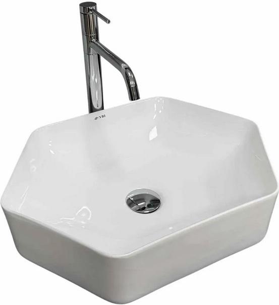 Раковина для ванной VBI Quaglio 48х36 см керамика белый VBI-012622