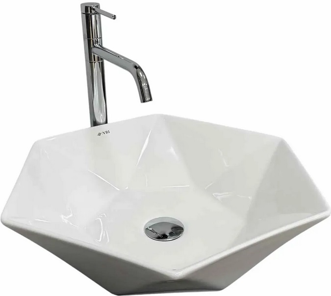 Раковина для ванной VBI Rocazzo 42х38 см керамика белый VBI-012624
