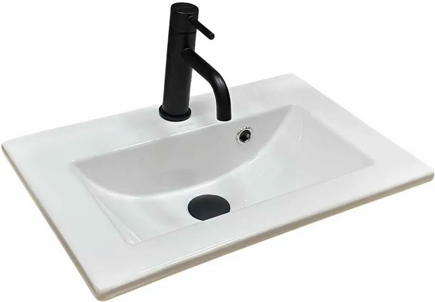 Раковина для ванной VBI Teora 50,5х34 см керамика белый VBI-018050