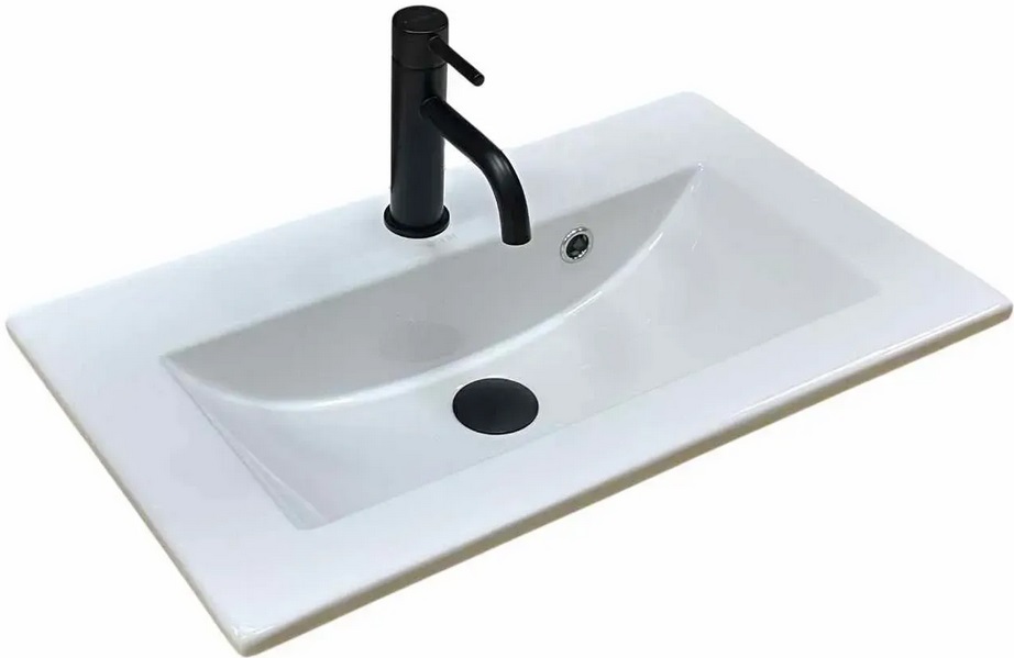 Раковина для ванної кімнати VBI Teora 60,5х36 см кераміка білий VBI-018051