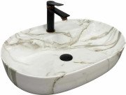 Раковина для ванної VBI Terni 59,5х41 см кераміка lava VBI-011805