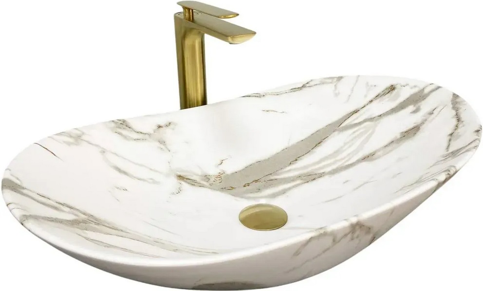 Раковина для ванной VBI Turin 60,5х36 см керамика Lava matt VBI-011511