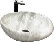 Раковина для ванної VBI Riccia 51х41 см кераміка Light stone glossy VBI-017202