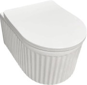 Підвісний унітаз VBI Torcello 36х49,5 см з сидінням кераміка білий VBI-020800