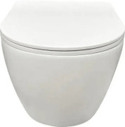 Унитаз подвесной VBI Vulcano 36х48,5 см с сиденьем керамика белый матовый VBI-020415