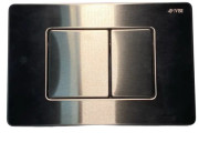 Кнопка змиву для унітазу VBI Elba XS подвійний змив сталь нікель VBI-030107