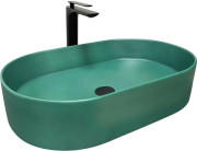 Раковина для ванної VBI Verona 60х38,5 см кераміка зелений матовий VBI-011327