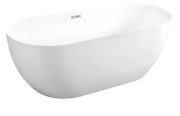 Ванна акриловая VBI Grivola отдельностоящая 170х75 см белый VBI-070917