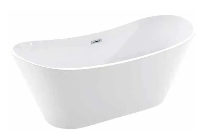 Ванна акрилова VBI Marmolada окремостояча 170х75 см білий VBI-070217