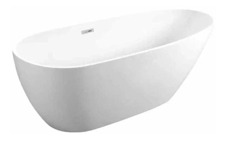 Ванна акриловая VBI Vettore отдельностоящая 170х75 см белый VBI-070617