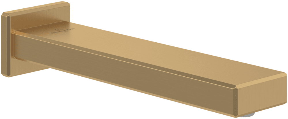 Излив для смесителя в ванной Villeroy & Boch Mettlach матовое золото TVW12600500076