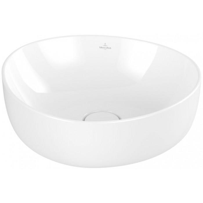 Раковина для ванної кімнати Villeroy & Boch Antao 40х39,5 см кераміка CeramicPlus альпійський білий 4A7240R1