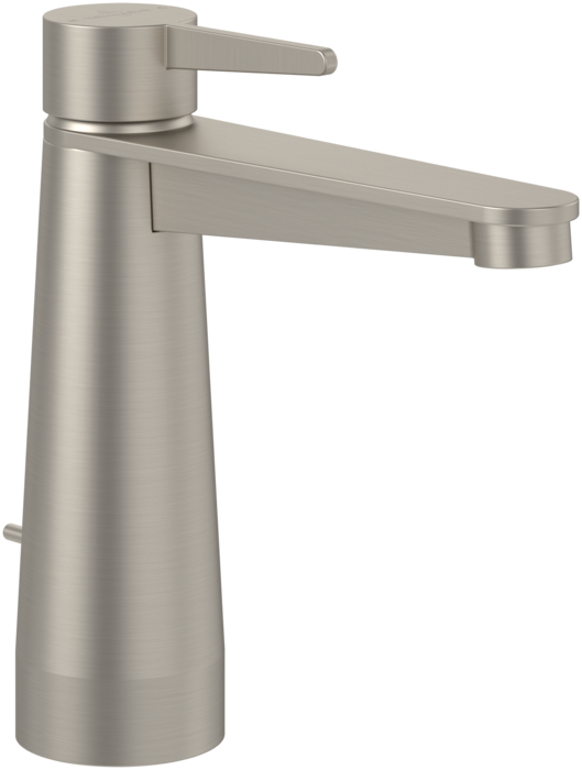 Змішувач для раковини Villeroy & Boch Conum із донним клапаном матовий нікель TVW12700300064