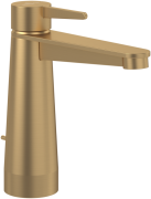 Змішувач для раковини Villeroy & Boch Conum із донним клапаном матове золото TVW12700300076