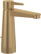 Смеситель для раковины Villeroy & Boch Conum с донным клапаном матовое золото TVW12700300076