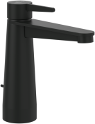Змішувач для раковини Villeroy & Boch Conum із донним клапаном матовий чорний TVW127003000K5