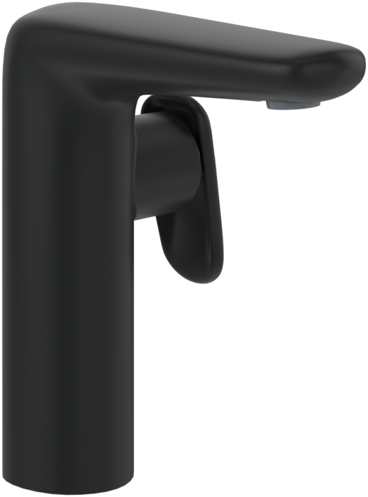 Змішувач для раковини Villeroy & Boch Antao із донним клапаном чорний матовий TVW111004000K5