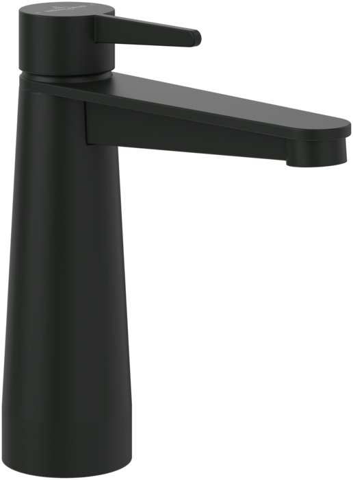 Змішувач для раковини Villeroy & Boch Conum одноважільний матовий чорний TVW127003001K5