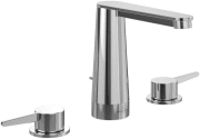 Смеситель для раковины Villeroy & Boch Conum на 3 отверстия хром TVW12700100061