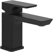 Смеситель для раковины Villeroy & Boch Subway 3.0 с донным клапаном матовый черный TVW112001000K5