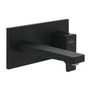 Змішувач для раковини Villeroy & Boch Architectura Square настінний одноважільний матовий чорний TVW125003000K5