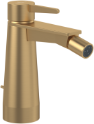 Змішувач для біде Villeroy & Boch Conum із донним клапаном матове золото TVB12700100076