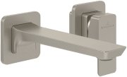 Смеситель для раковины Villeroy & Boch Subway 3.0 настенный на 2 отверстия матовый никель TVW11200700064