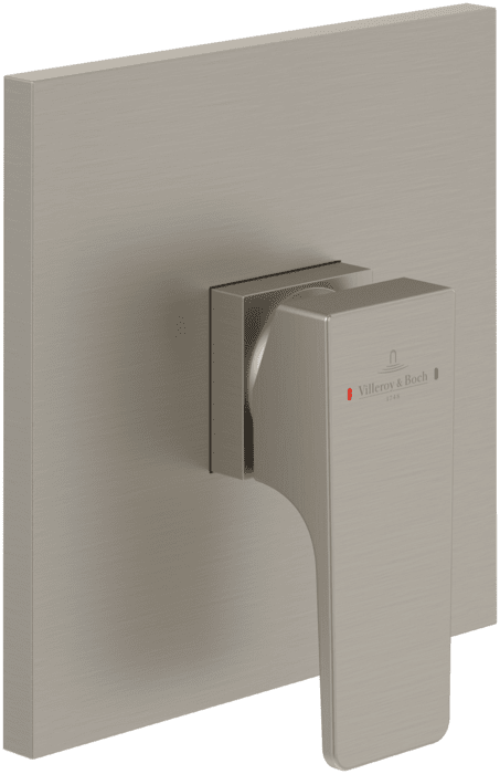 Смеситель для душа Villeroy & Boch Architectura Square встраиваемый матовый никель TVS12500200064