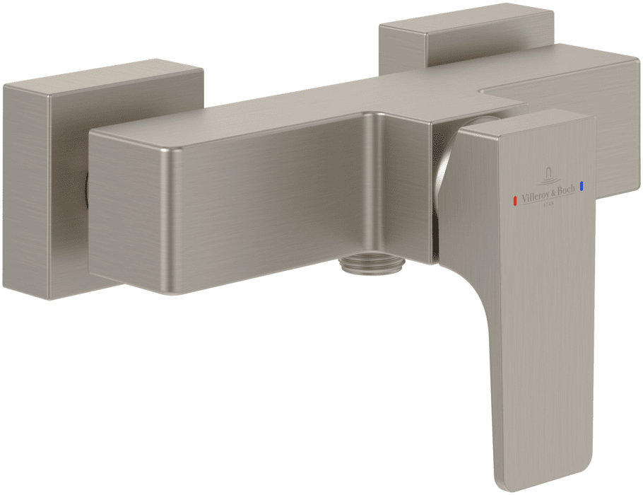 Змішувач для душу Villeroy & Boch Architectura Square одноважільний матовий нікель TVS12500100064