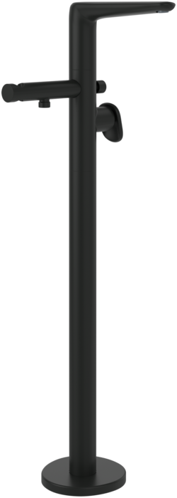 Змішувач для ванної кімнати Villeroy & Boch Antao підлоговий одноважільний матовий чорний TVT111004000K5